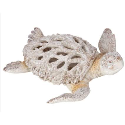 white coral turtle figurine