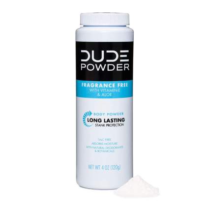 dude body powder