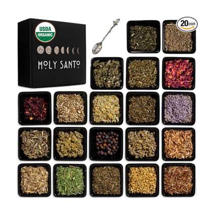 Dried herb sampler set for witchcraft