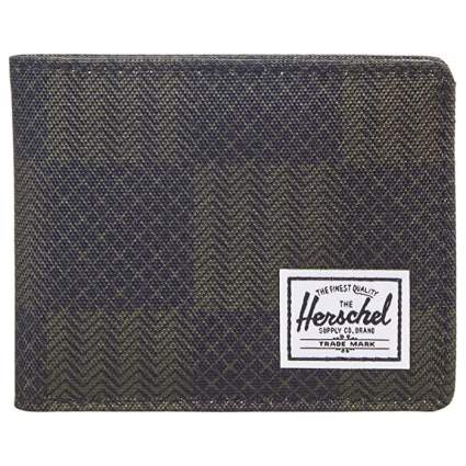 woven pattern bifold wallet