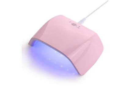 Small pink led lamp