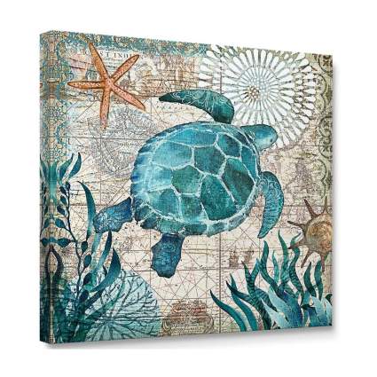 turtle canvas print