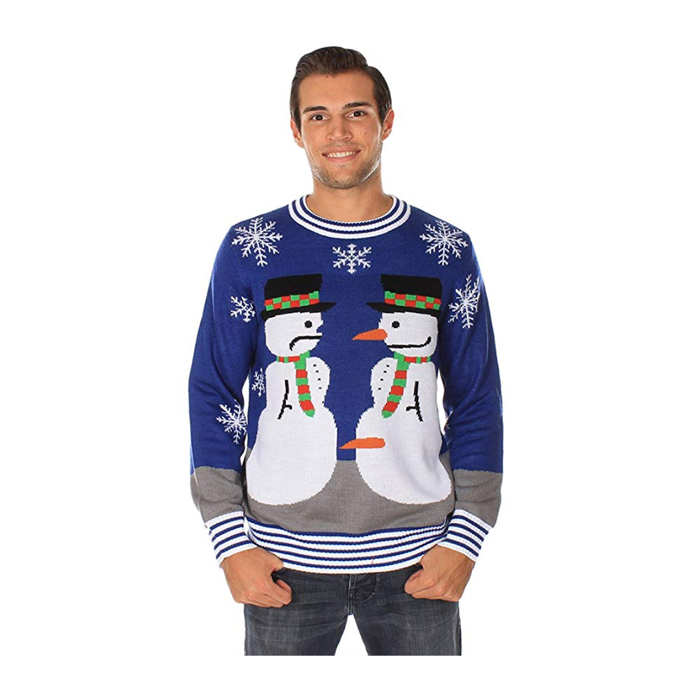 I/'m Having A Meltdown Funny Snowman Ladies 34 Sleeve Sweatshirt Ugly Holiday Sweater Holiday Party Sweatshirt Funny XMAS Snowman Sweater