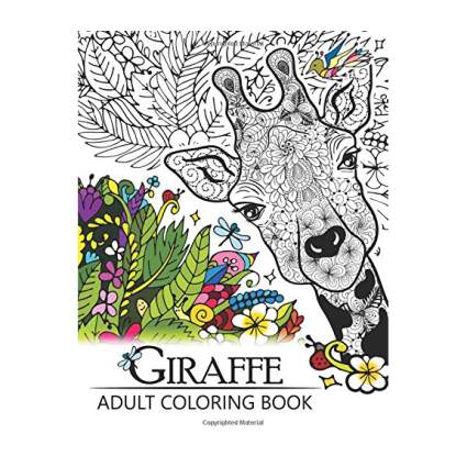 Giraffe coloring book