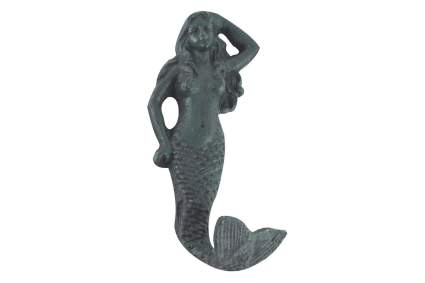 Iron mermaid wall hook