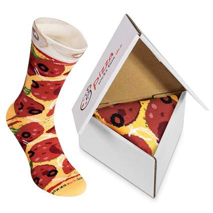 Novelty pizza socks