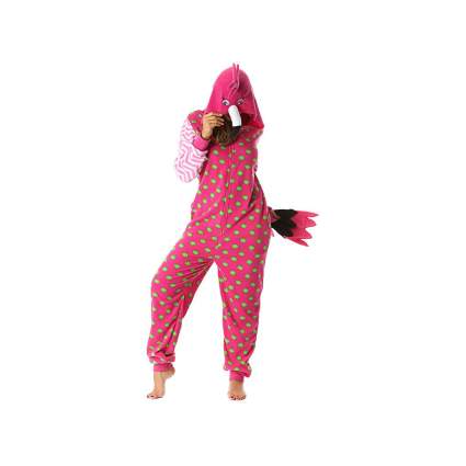 Just Love Parrot and Flamingo Adult Onesie Pajamas
