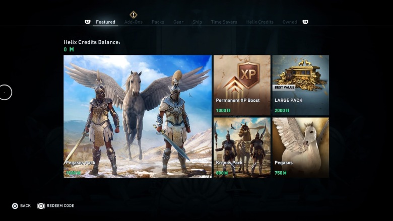 assassins creed odyssey microtransactions