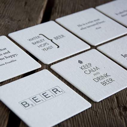 Beer Quote Coasters