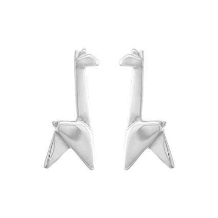 Origami giraffe earrings