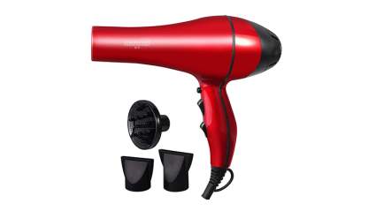 red tourmaline ceramic professional hair dryer