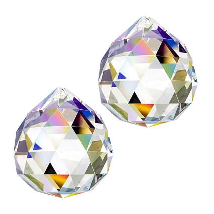 crystal prism pendants