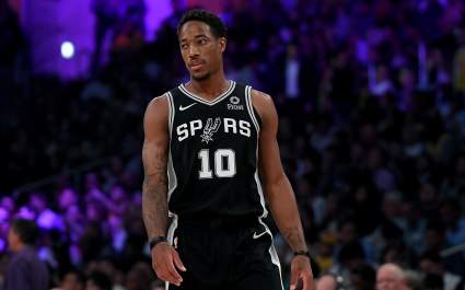 WATCH: Spurs’ DeMar DeRozan Posterizes Giannis Antetokounmpo