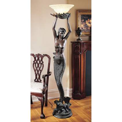 Mermaid floor lamp