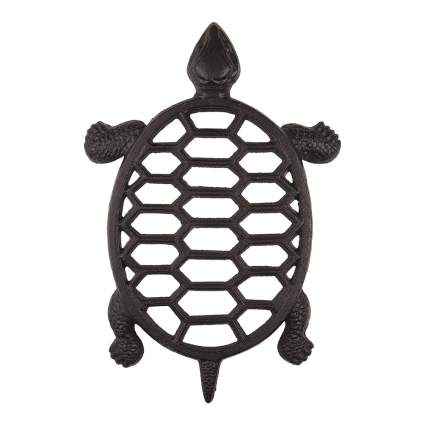 cast iron turtle trivet