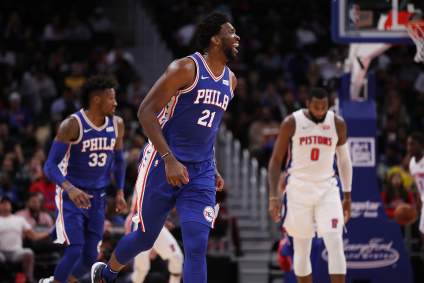 Joel Embiid Has Monster Night After Talk by Whiteside