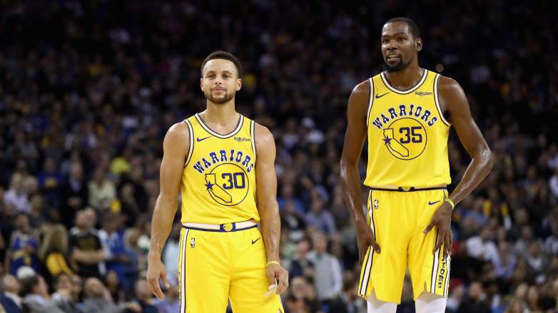 Kevin Durant and Steph Curry