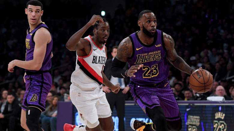 Lebron James– Portland Trailblazers vs Los Angeles Lakers (Nov. 14, 2018)