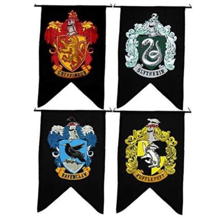 Hogwarts House Wall Banner Set