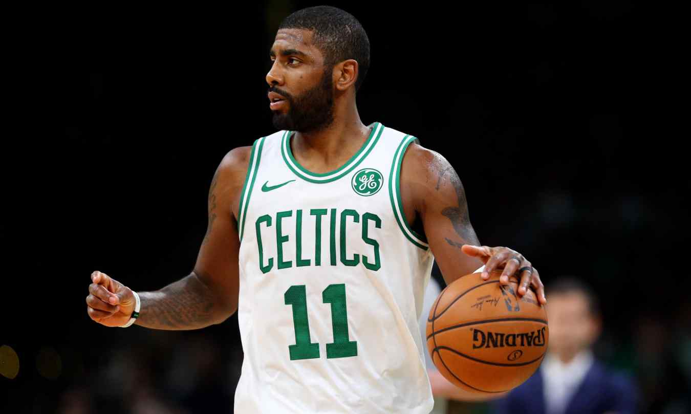 Celtics’ Kyrie Irving Burns Defender and Makes Wild Layup | Heavy.com