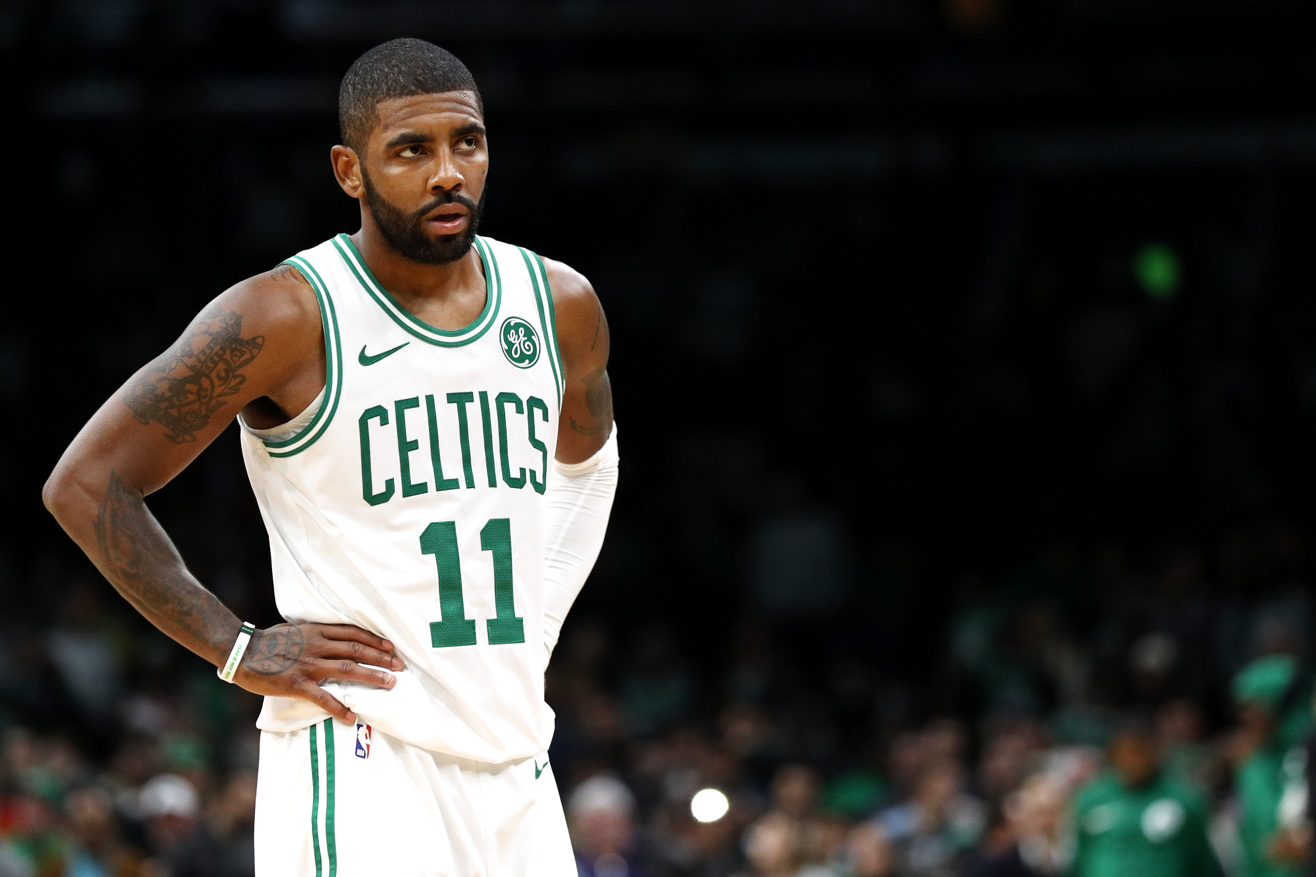 Boston Celtics Kyrie Irving Reacts To Thanksgiving | Heavy.com