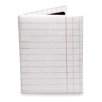 notebook paper wallet