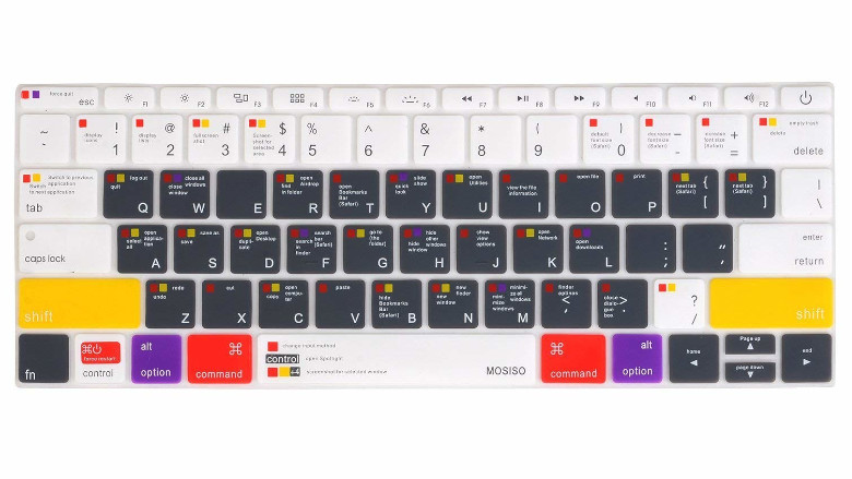 keyboard cover for macbook pro with touch bar 13 inch review premium mac os x shortcut hot keys