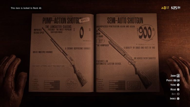 Red Dead Redemption Online Guns