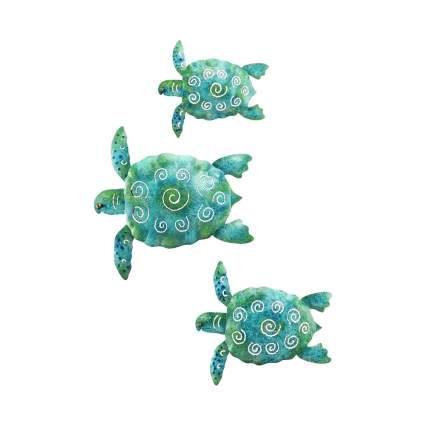 teal turtle decorations
