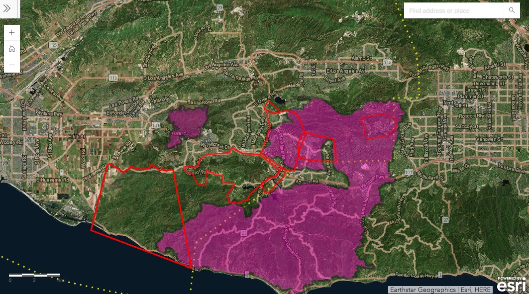 cal fire map evacuations