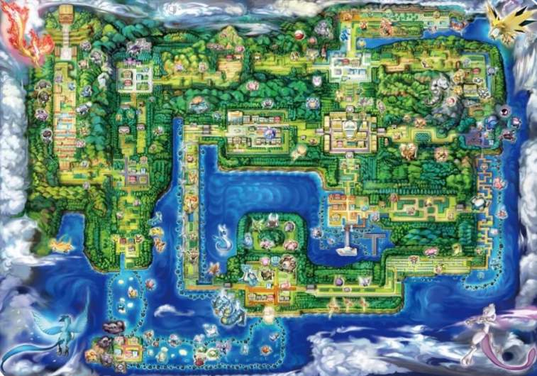 Pokemon Lets Go Map