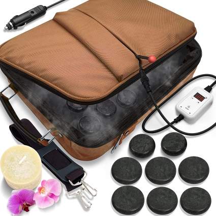serenelife stone massage kit