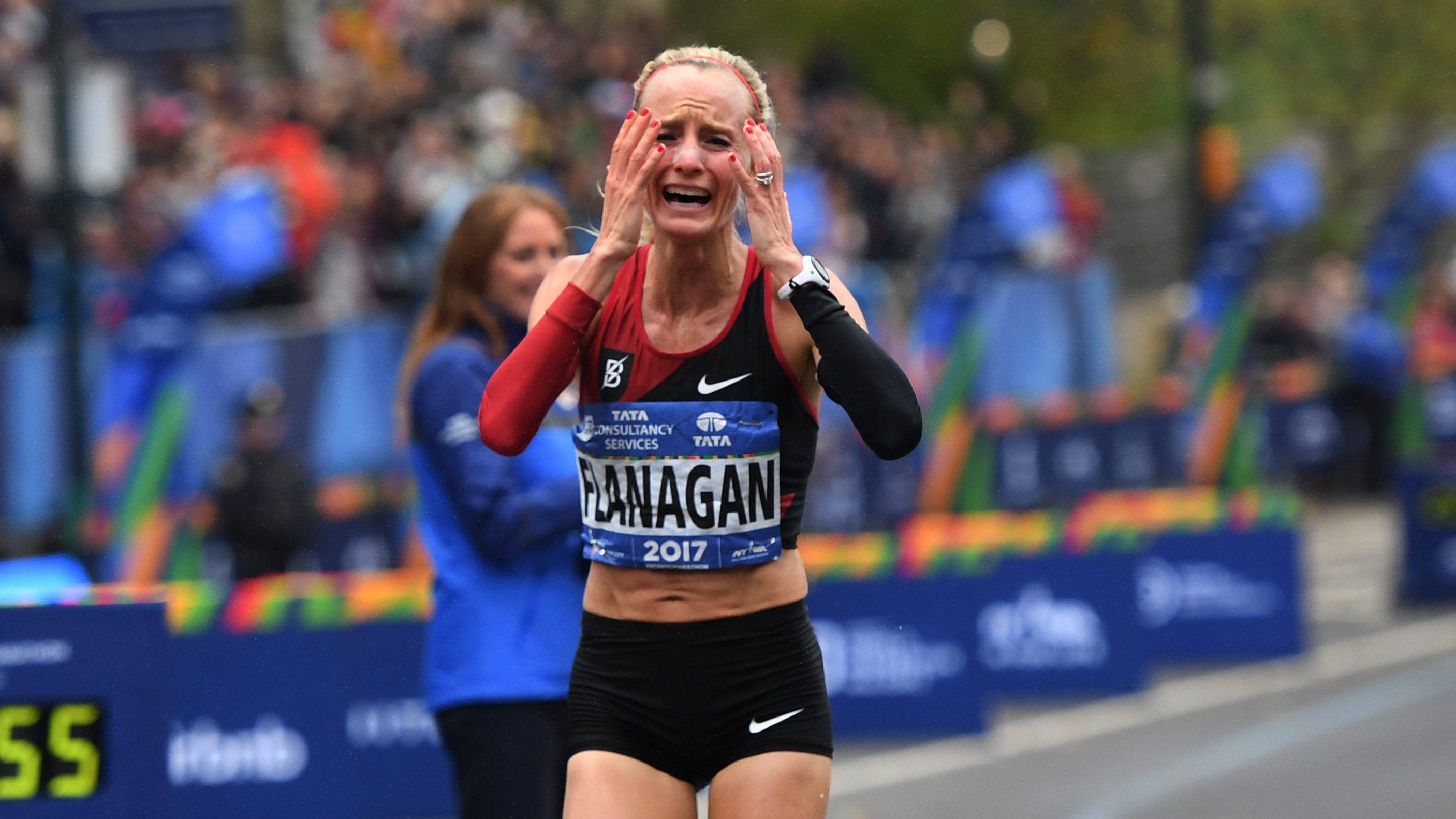 Shalane Flanagan la Maratonul din New York