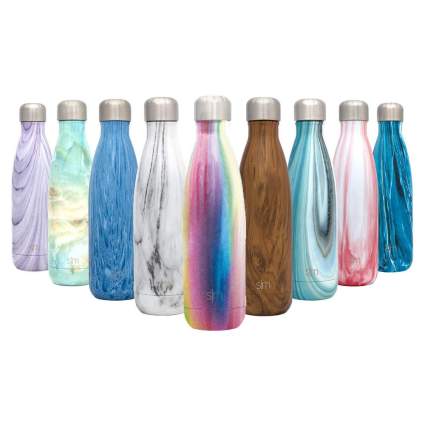 Simple Modern Wave Water Bottle - Vacuum Insulated Double Wall 18/8 Stainless Steel - 4 Sizes in 40+ Styles