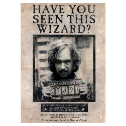 Sirius Black Most Wanted Azkaban Poster