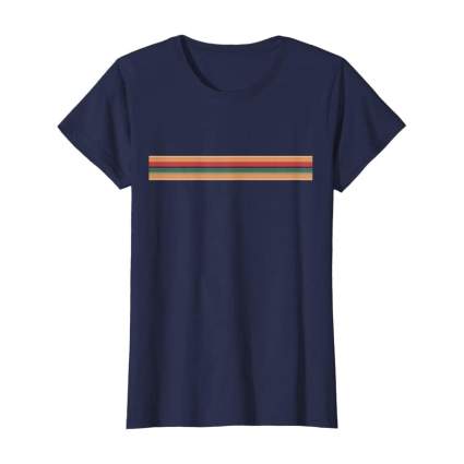 navy tshirt with stripes to match the 13th doctor