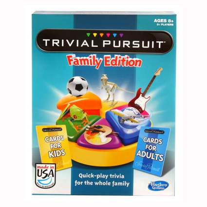 trivial pursuit family edition game