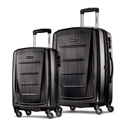 two piece hardside spinner luggage set