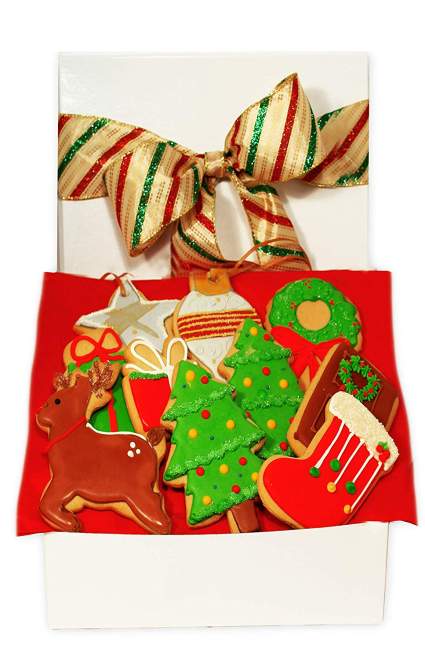 Christmas Cookie Gift Basket