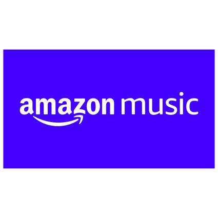 Blue box logo for amazon music