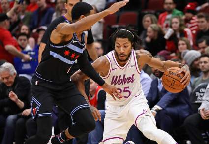 WATCH: Derrick Rose Smiles as Bulls Fans Chant ‘MVP’ at Him