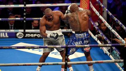 WATCH Dillian Whyte Destroy Dereck Chisora With Potential KO Of The Year