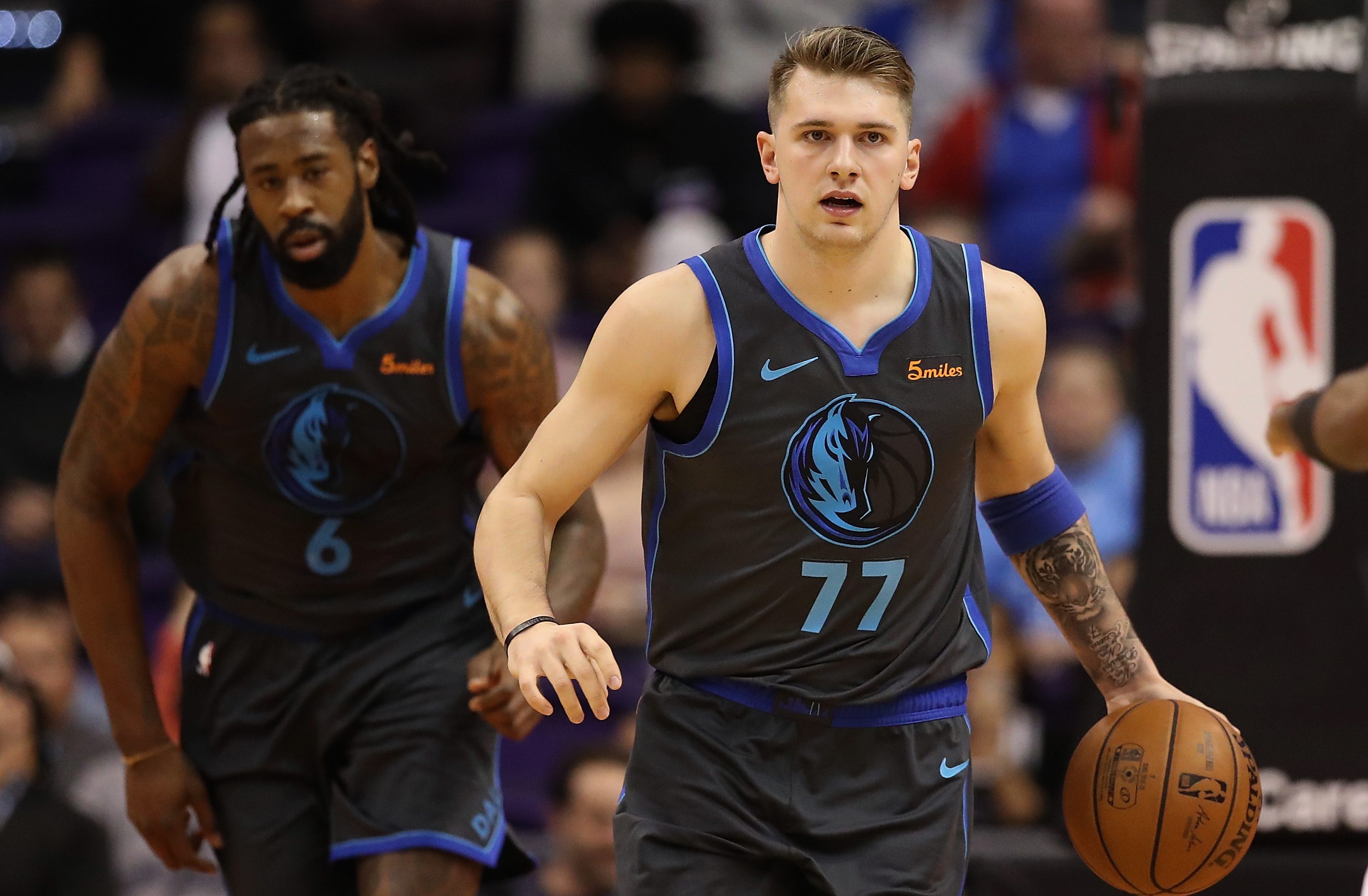 Luka Doncic Trolled by Mavs' DeAndre 