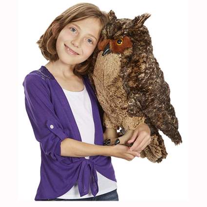 large stuffed owl toy
