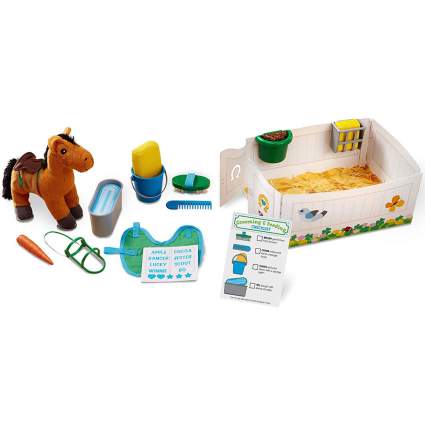 horse grooming toy set