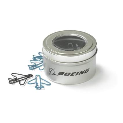 Boeing paperclips aviation gifts