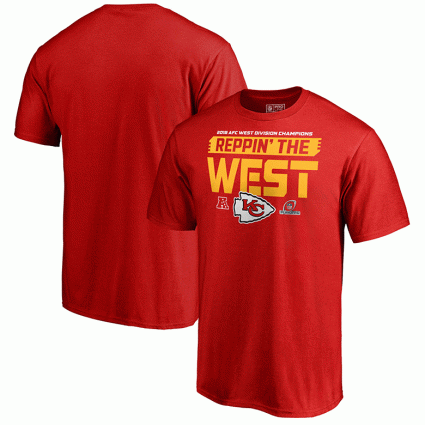 chiefs afc west champions shirts