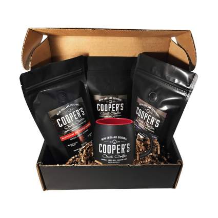 Cooper's Cask Coffee gift basket