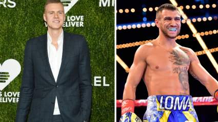 LOOK Kristaps Porzingis And Vasyl Lomachenko Pose For Hilarious Picture