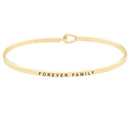 GLAM ''Forever Family'' Bangle Hook Bracelet